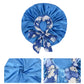 Women Silk Bonnet for Sleeping Satin Lined Hair Bonnet with Floral Tie Band for Curly Hair Protection