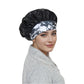 Women Silk Bonnet for Sleeping Satin Hair Bonnet with Floral Elastic Band for Hair Protection