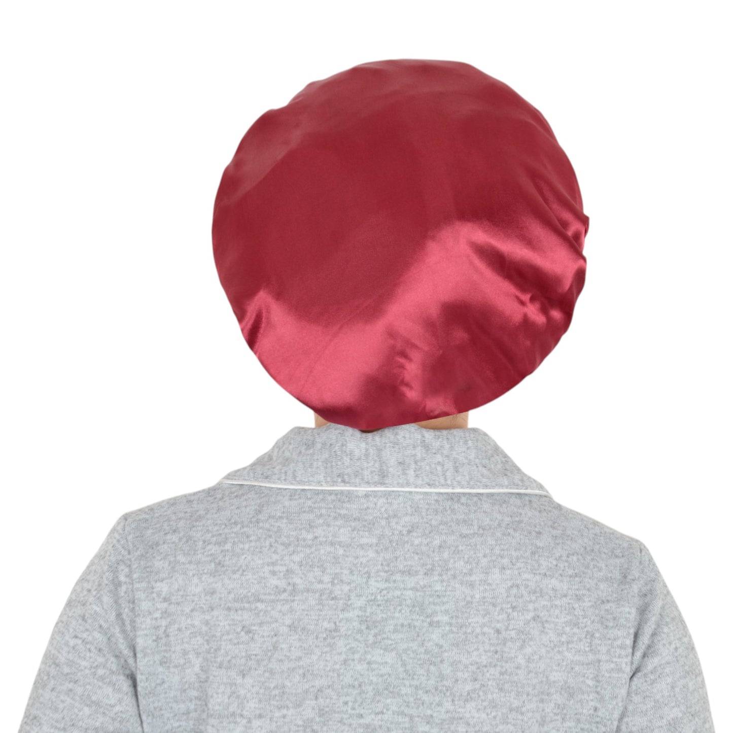 Women Silk Bonnet for Sleeping Satin Hair Bonnet with Floral Elastic Band for Hair Protection