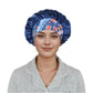Women Silk Bonnet for Sleeping Satin Hair Bonnet with Floral Elastic Band for Hair Protection