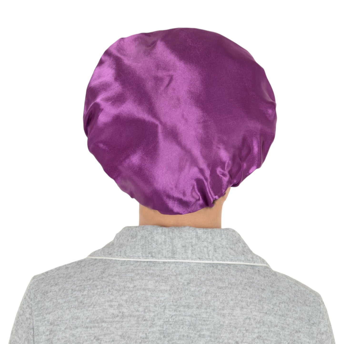 Women Silk Bonnet for Sleeping Satin Hair Bonnet with Floral Elastic Band for Hair Protection