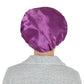 Women Silk Bonnet for Sleeping Satin Hair Bonnet with Floral Elastic Band for Hair Protection