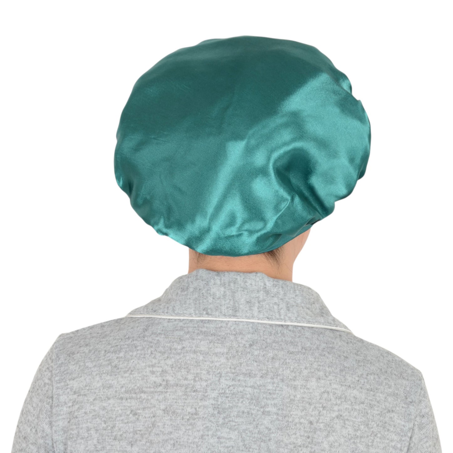 Women Silk Bonnet for Sleeping Satin Hair Bonnet with Floral Elastic Band for Hair Protection