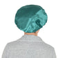 Women Silk Bonnet for Sleeping Satin Hair Bonnet with Floral Elastic Band for Hair Protection