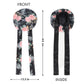 Women Silk Bonnet for Sleeping Satin Hair Bonnet with Floral Print and Long Tie Band