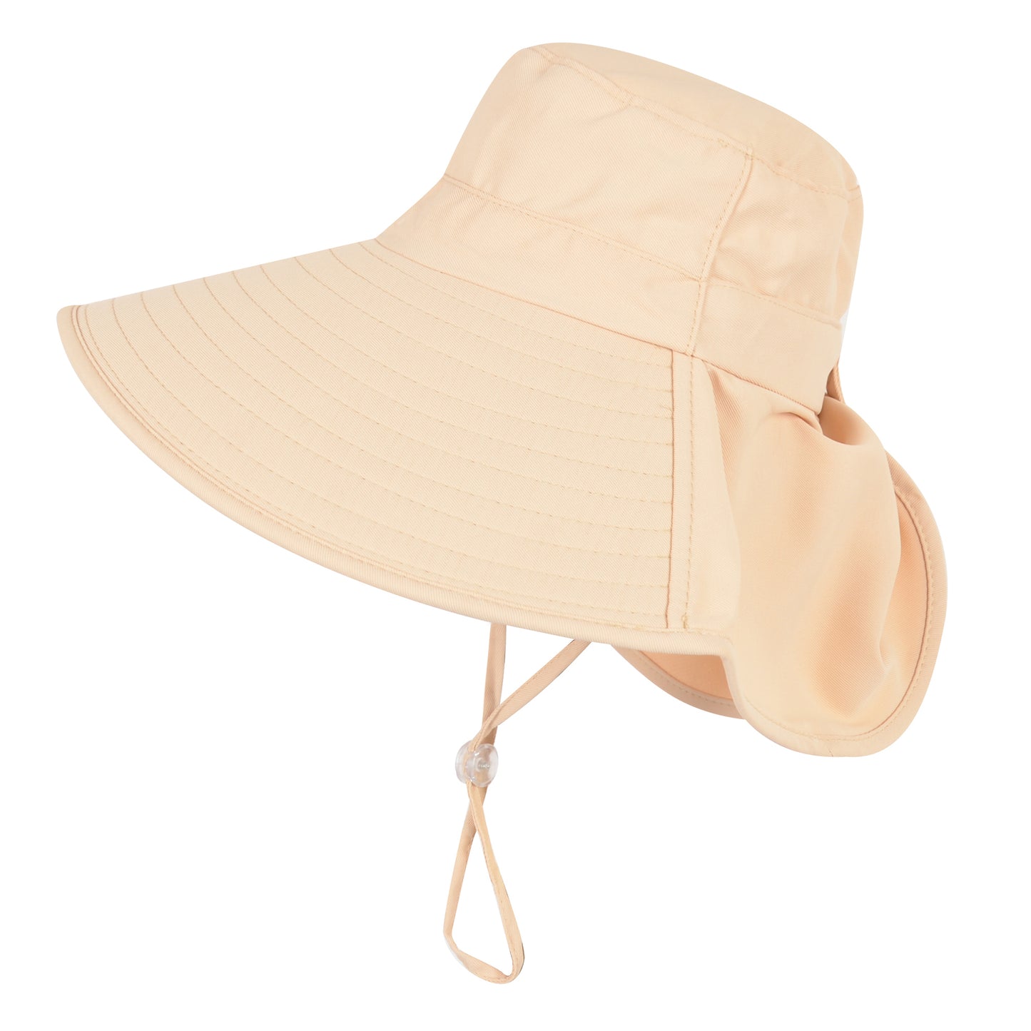 Women Ponytail Sun Hat Wide Brim Sun Hat with Flap Packable Adjustable Summer Beach Hat
