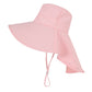 Women Ponytail Sun Hat Wide Brim Sun Hat with Flap Packable Adjustable Summer Beach Hat