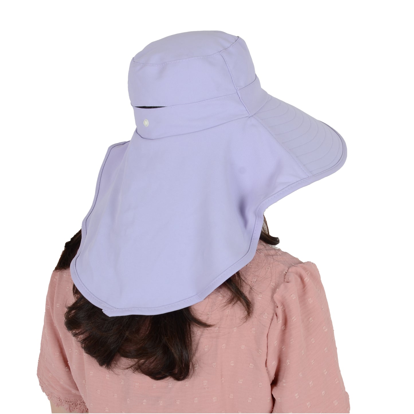Women Ponytail Sun Hat Wide Brim Sun Hat with Flap Packable Adjustable Summer Beach Hat