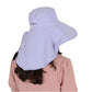 Women Ponytail Sun Hat Wide Brim Sun Hat with Flap Packable Adjustable Summer Beach Hat