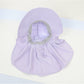 Womens Wide Brim Sun Hat UV Protection Flap Design with Back Bow Detail and Adjustable Chin Strap