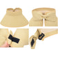 Women's Wide Brim Visor Hat with Bow Detail Adjustable Velcro Closure for Beach or Outdoor Protection