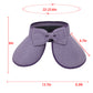 Women's Wide Brim Visor Hat with Bow Detail Adjustable Velcro Closure for Beach or Outdoor Protection
