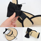 Womens Roll Up Straw Sun Visor Wide Brim Bow Detail Adjustable UV Protection Packable Summer Hat