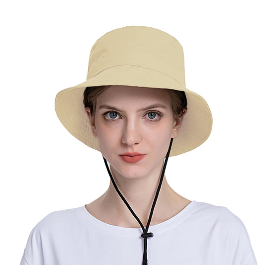 Bucket Hat Wide Brim UV Protection Lightweight Packable Outdoor Sun Hat with Adjustable Chin Strap