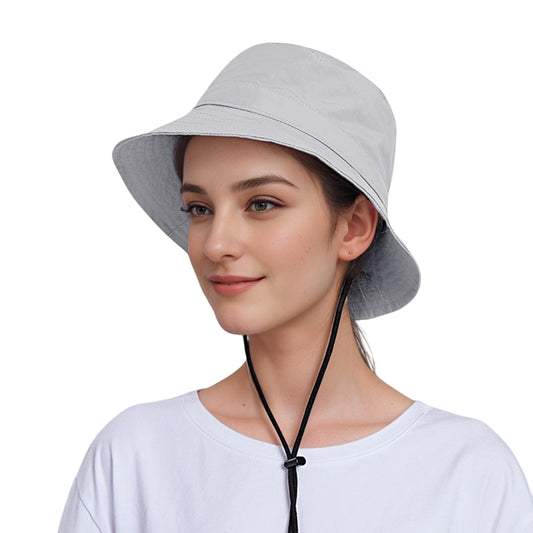 Bucket Hat Wide Brim UV Protection Lightweight Packable Outdoor Sun Hat with Adjustable Chin Strap