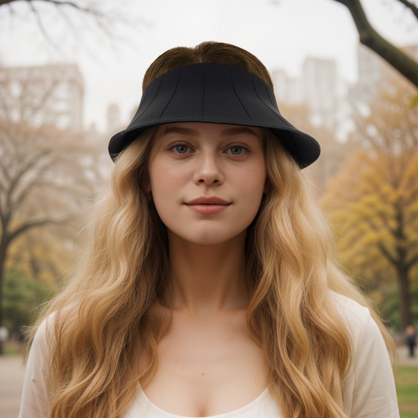 Women's Wide Brim Visor Foldable Ultimate Sun Protection One-piece Hat