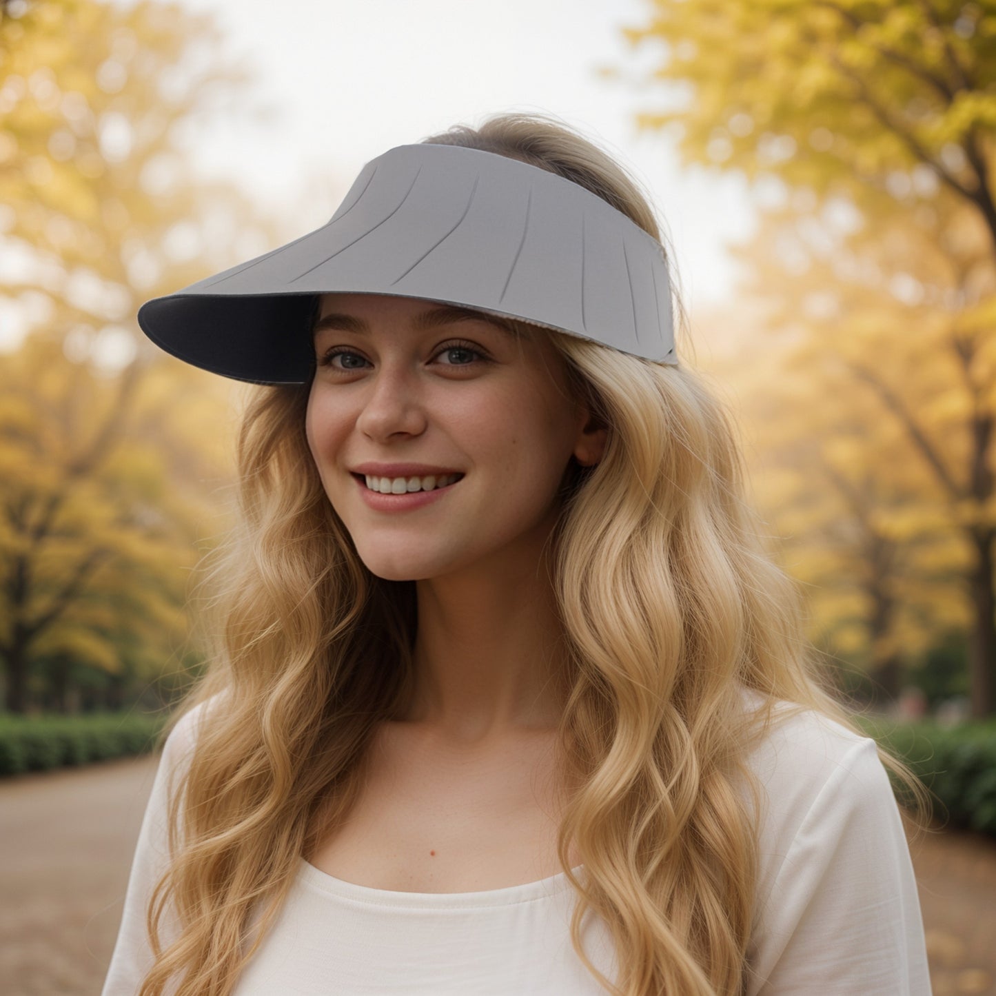 Women's Wide Brim Visor Foldable Ultimate Sun Protection One-piece Hat