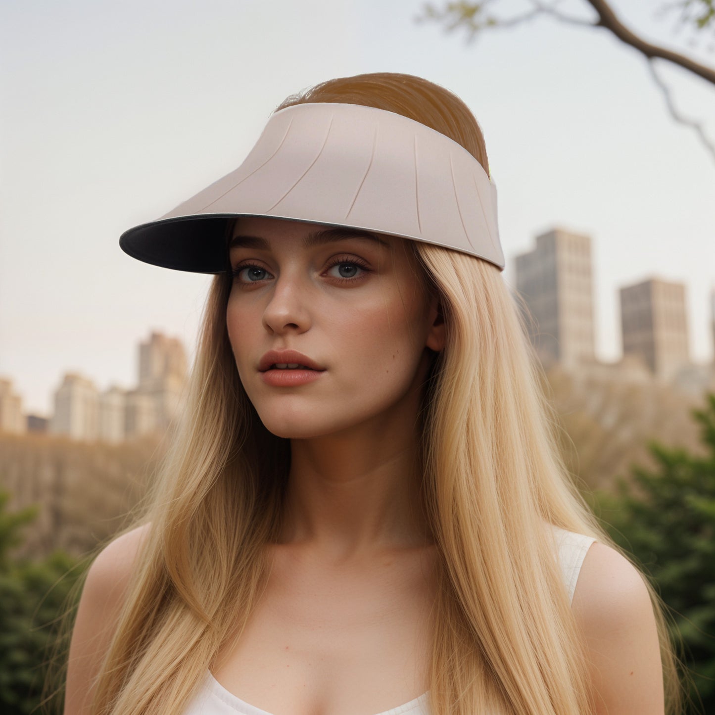Women's Wide Brim Visor Foldable Ultimate Sun Protection One-piece Hat