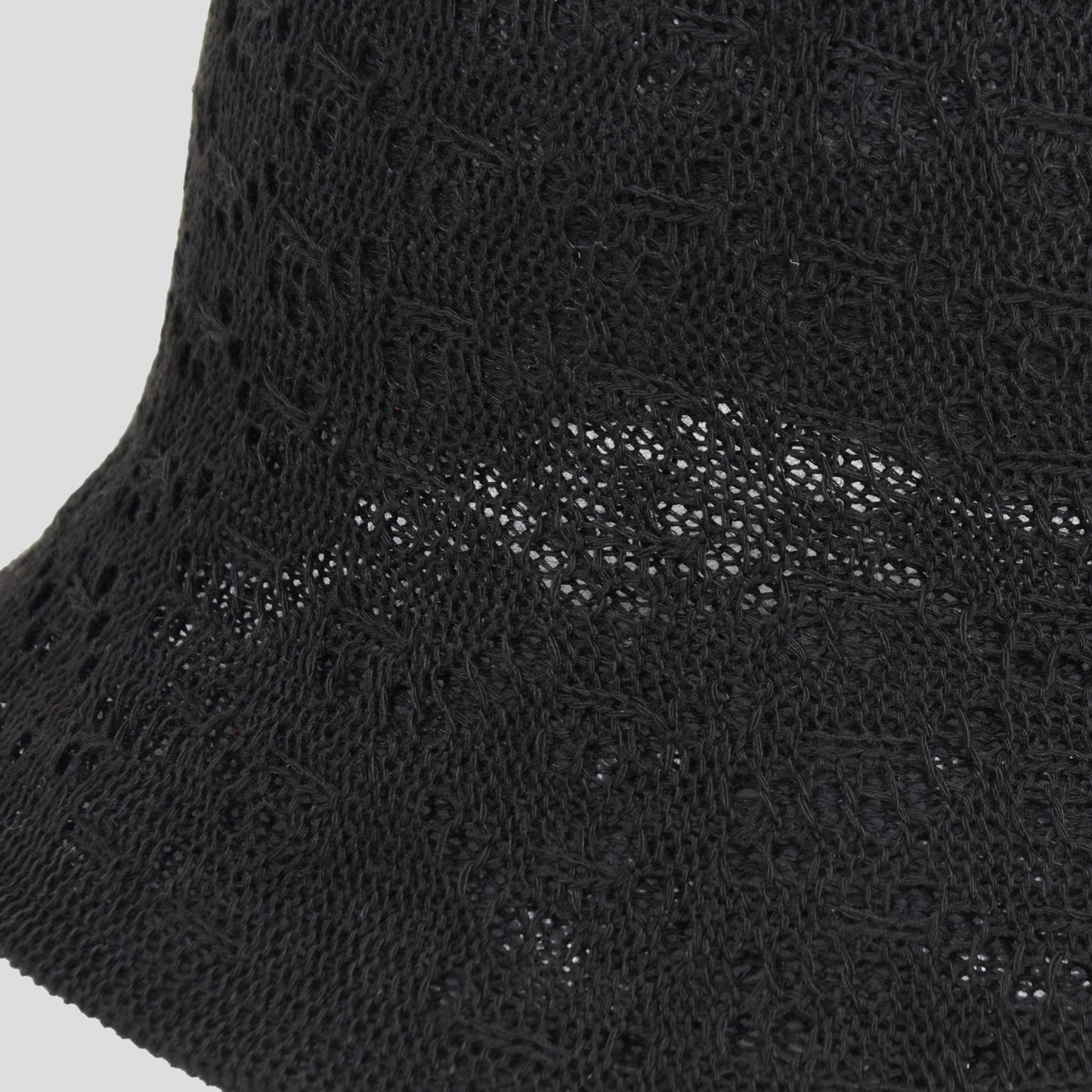 Women's Crocheted Bucket Hat Foldable Breathable Sun Protection
