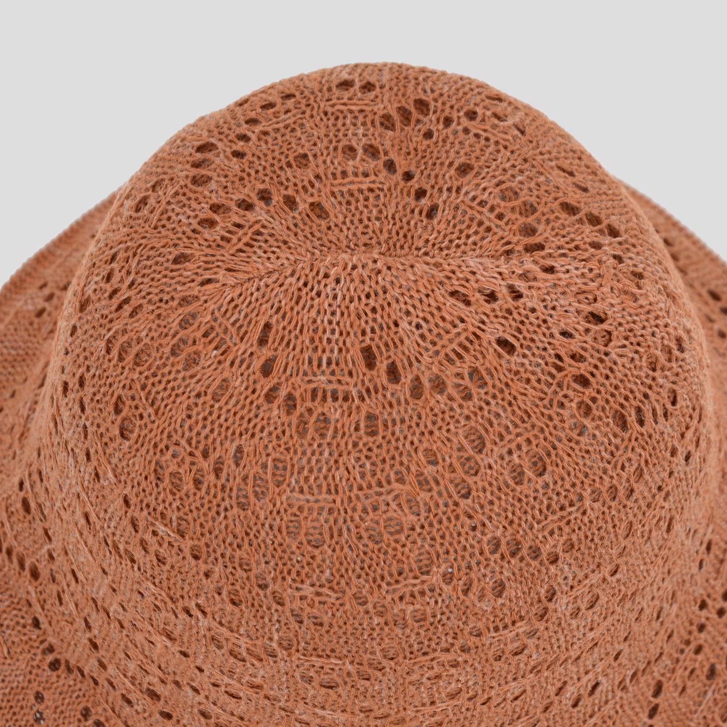 Women's Crocheted Bucket Hat Foldable Breathable Sun Protection