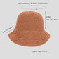 Women's Crocheted Bucket Hat Foldable Breathable Sun Protection