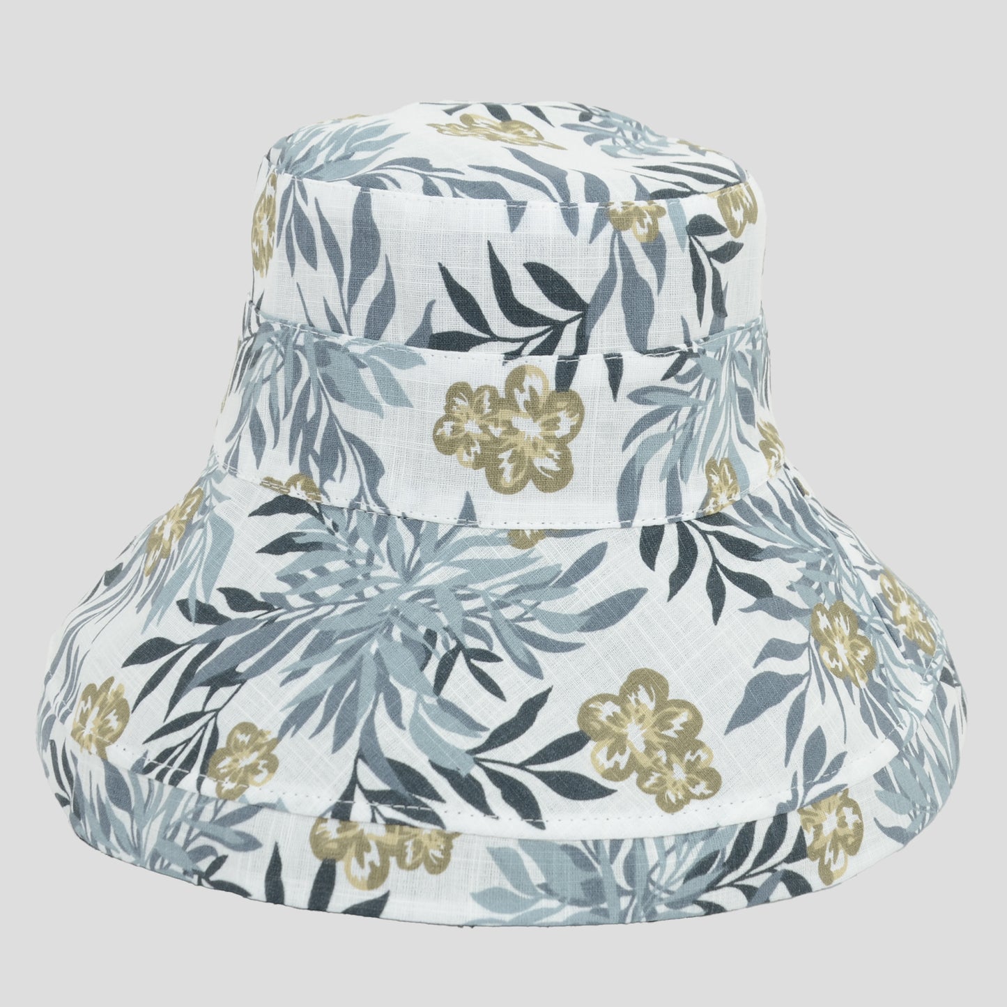 Women's Reversible Bucket Hat Stylish Floral Printing Sun Protection