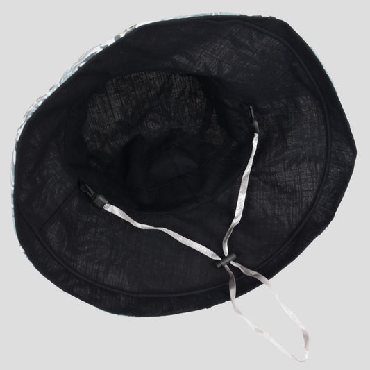 Women's Reversible Bucket Hat Stylish Floral Printing Sun Protection