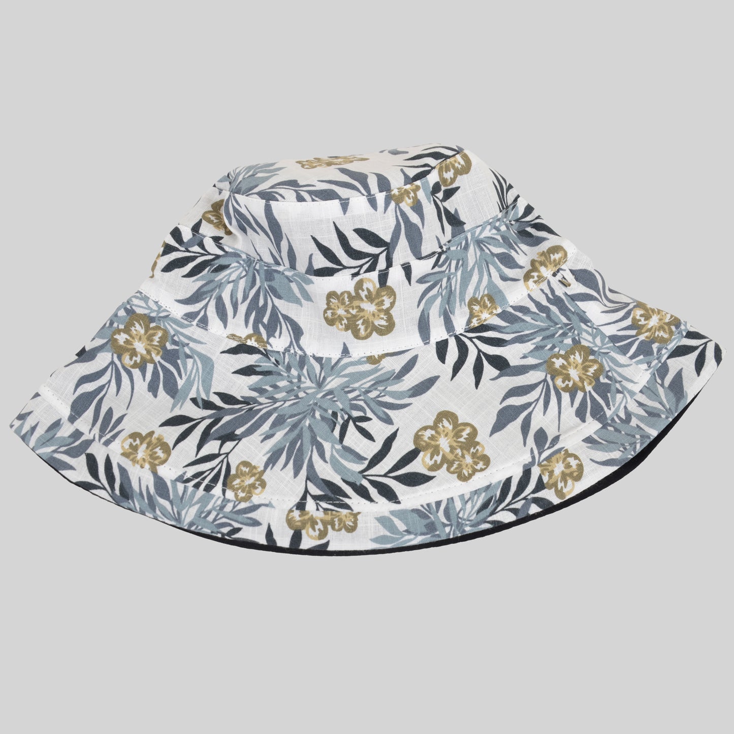 Women's Reversible Bucket Hat Stylish Floral Printing Sun Protection