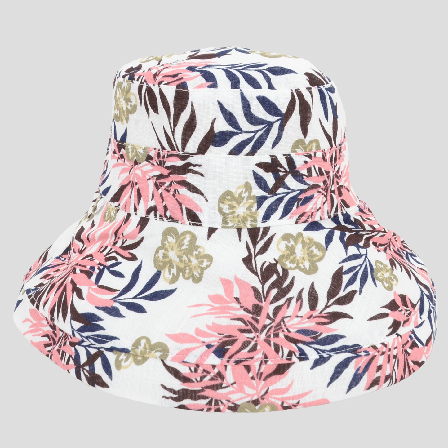 Women's Reversible Bucket Hat Stylish Floral Printing Sun Protection