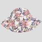 Women's Reversible Bucket Hat Stylish Floral Printing Sun Protection