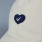 Women's Embroidered Baseball Cap Low Bun Large Head Circumference Soft Cotton Trucker Hat