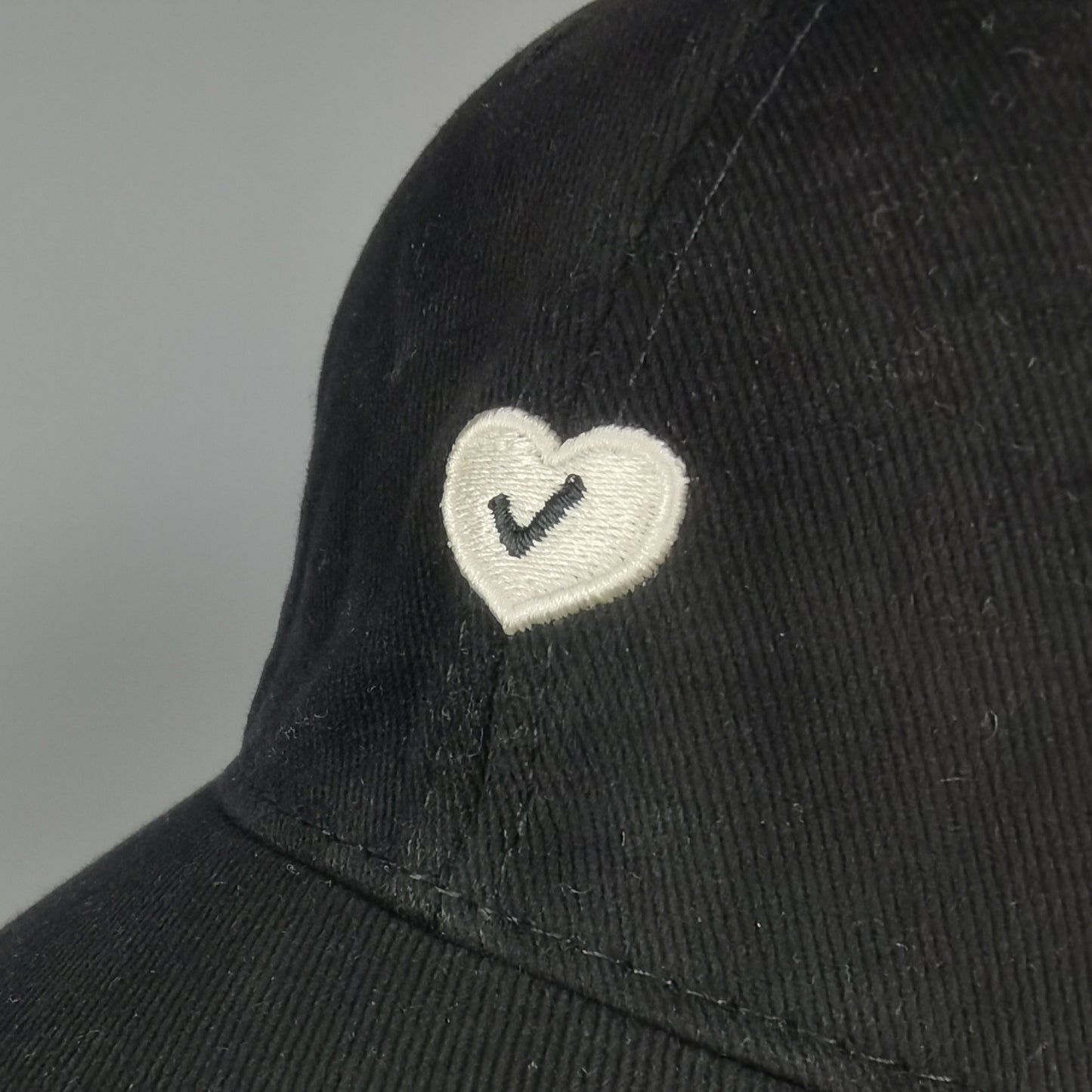 Women's Embroidered Baseball Cap Low Bun Large Head Circumference Soft Cotton Trucker Hat