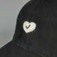 Women's Embroidered Baseball Cap Low Bun Large Head Circumference Soft Cotton Trucker Hat
