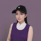 Women's Embroidered Baseball Cap Low Bun Large Head Circumference Soft Cotton Trucker Hat
