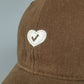 Women's Embroidered Baseball Cap Low Bun Large Head Circumference Soft Cotton Trucker Hat