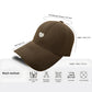 Women's Embroidered Baseball Cap Low Bun Large Head Circumference Soft Cotton Trucker Hat