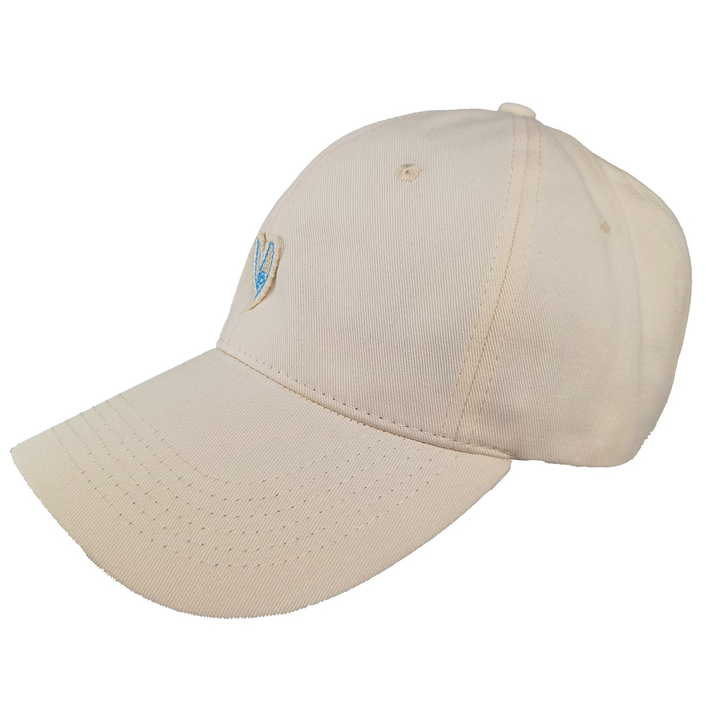 Women's Heart Embroidered Baseball Cap Low Bun Soft Cotton Trucker Hat