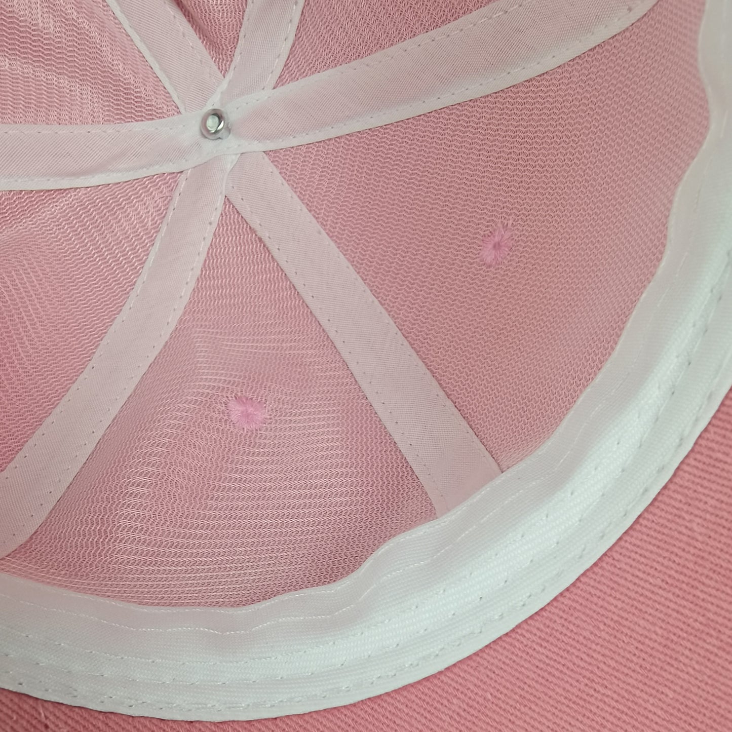 Women's Heart Embroidered Baseball Cap Low Bun Soft Cotton Trucker Hat