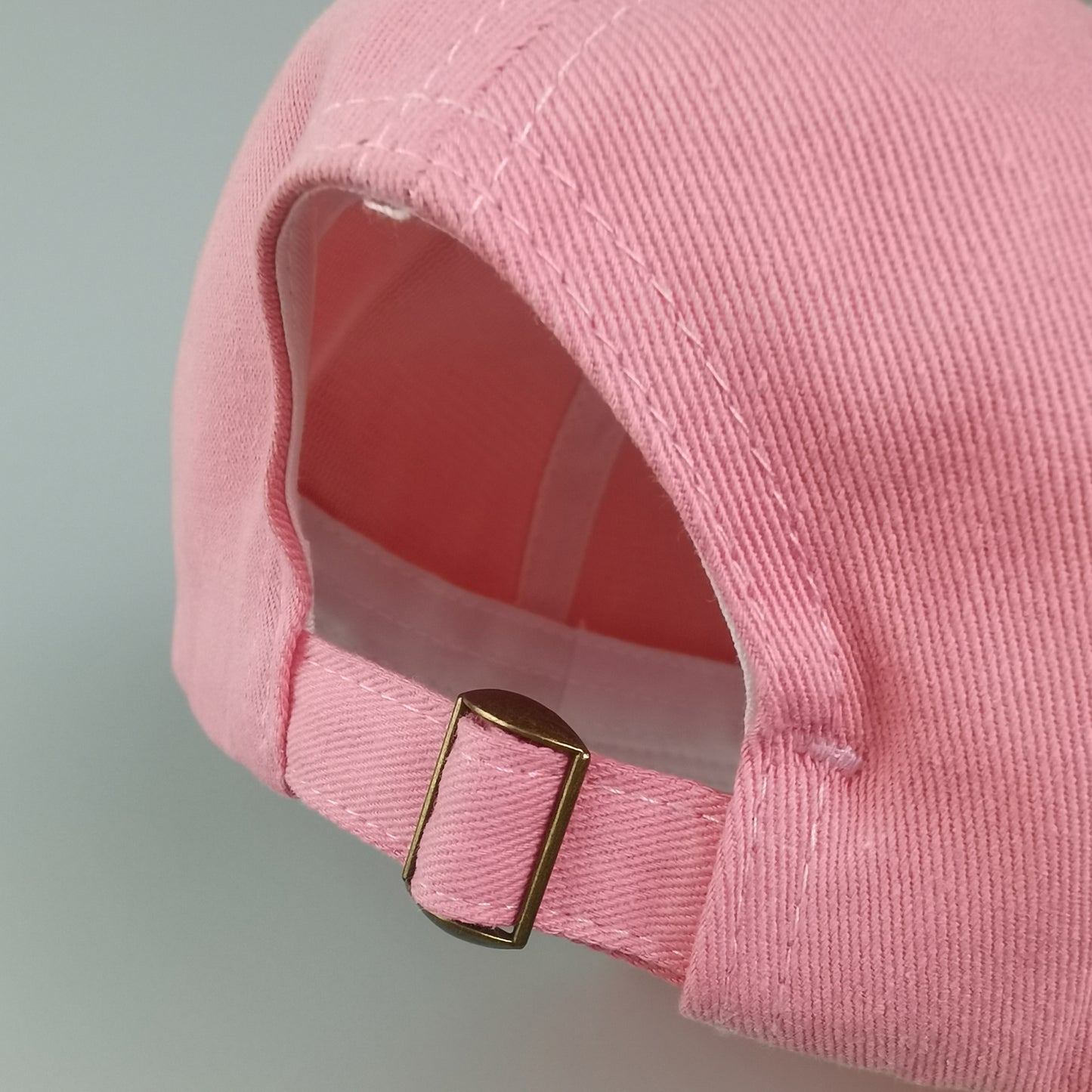 Women's Heart Embroidered Baseball Cap Low Bun Soft Cotton Trucker Hat