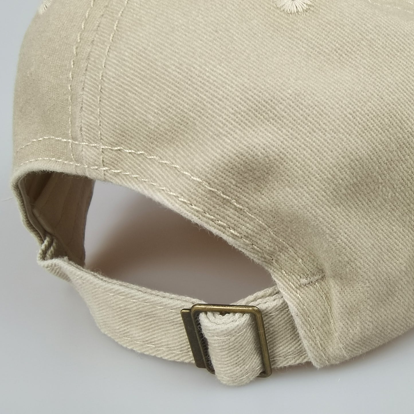 Women's Heart Embroidered Baseball Cap Low Bun Soft Cotton Trucker Hat