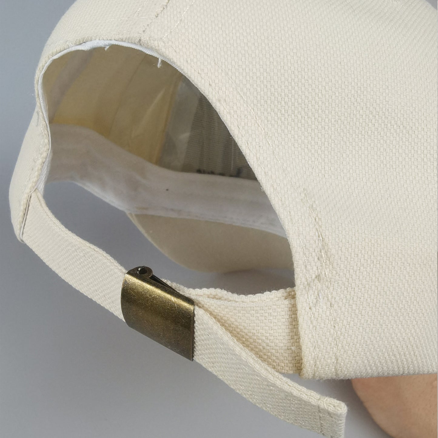 Women's Bear Embroidered Baseball Cap Low Bun Large Head Circumference Soft Cotton Trucker Hat