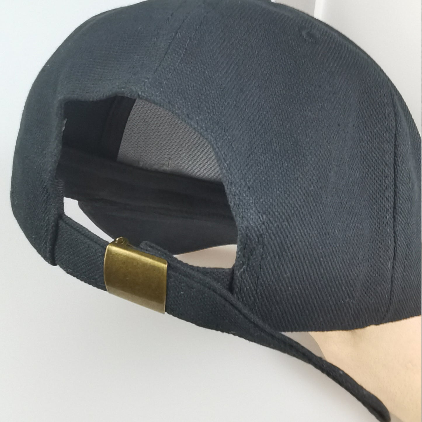 Women's Bear Embroidered Baseball Cap Low Bun Large Head Circumference Soft Cotton Trucker Hat