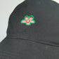 Women's Flower Embroidered Baseball Cap Low Bun Soft Cotton Trucker Hat