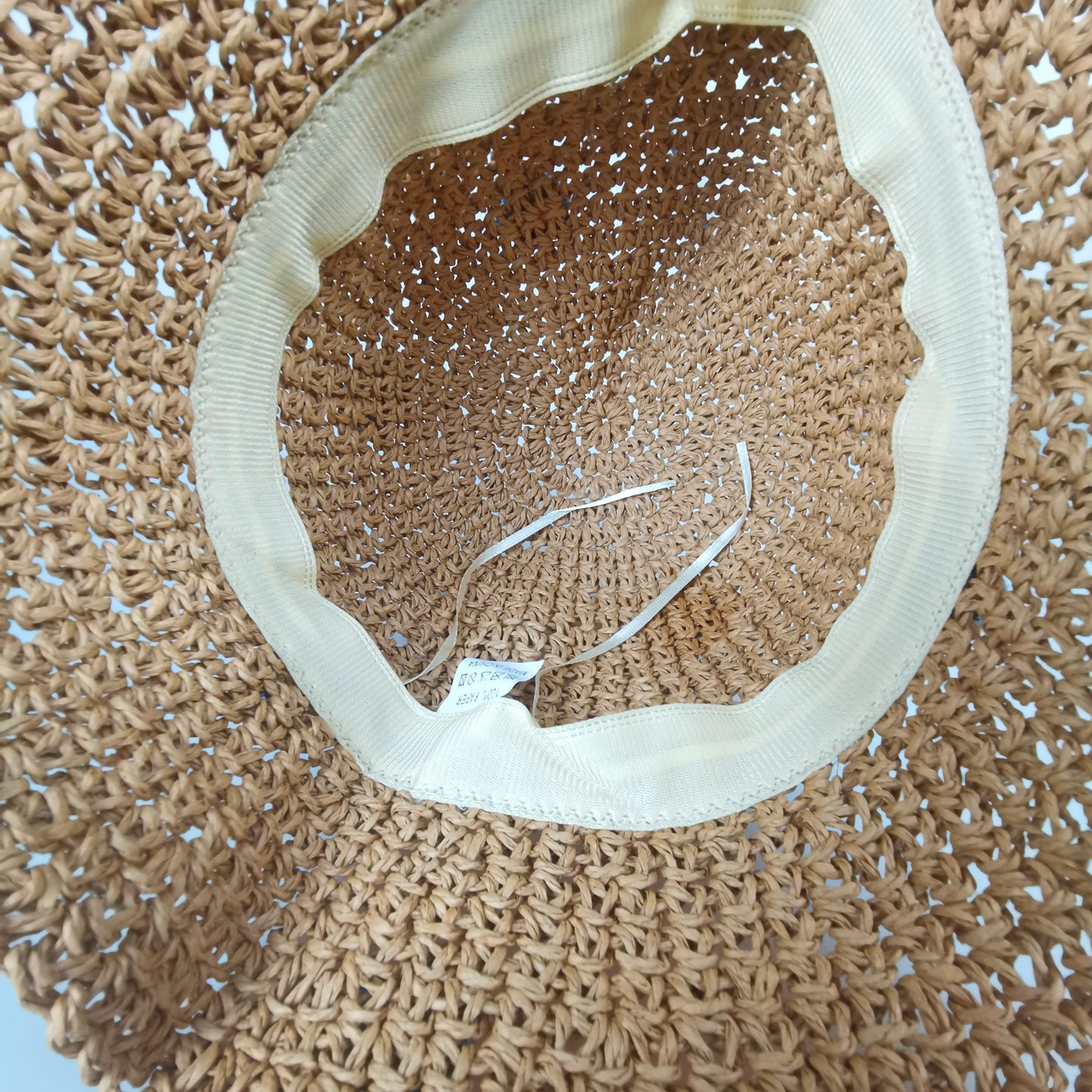 Women's Bucket Hats Flower Crochet Pattern Papyrus Fisherman Cap