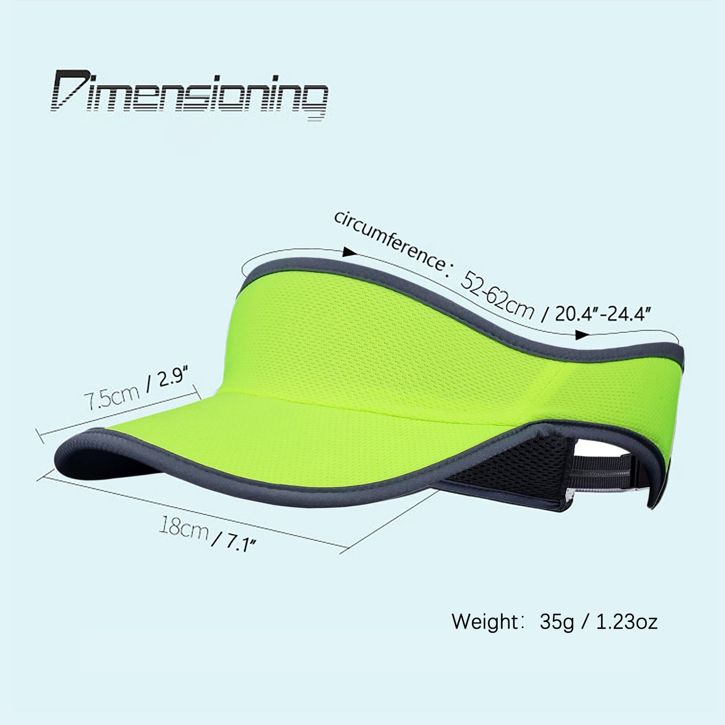 Women's Sports Sun Visors Lightweight Soft Headbang with Brim