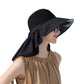 Womens Mesh Panel Wide Brim Sun Hat with Back Flap UV Protection and Tie Detail for Outdoor Activities