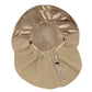 Womens Mesh Panel Wide Brim Sun Hat with Back Flap UV Protection and Tie Detail for Outdoor Activities