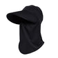 Womens Detachable Face Cover Sun Visor Cap UV Protection Mesh Panel Design with Extra Wide Brim