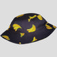 Women's Reversible Bucket Hat Stylish Fruit Printing Sun Protection