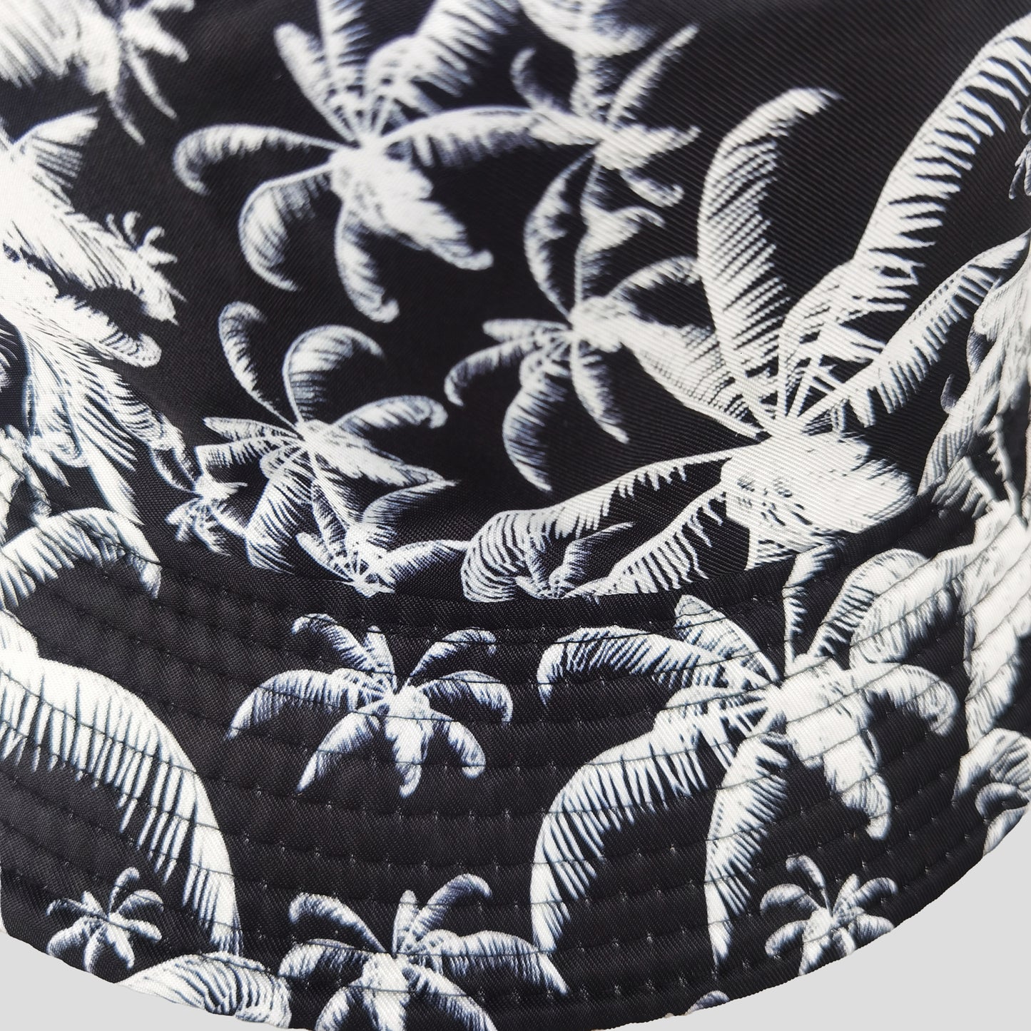 Women's Coconut Palm Print Bucket Hats Reversible Anti-UV Hat